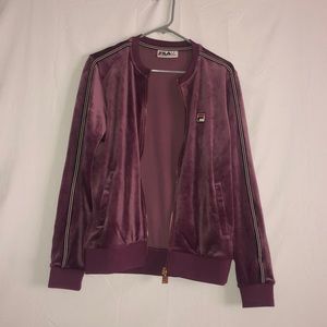 FILA Crushed Velvet Track Jacket